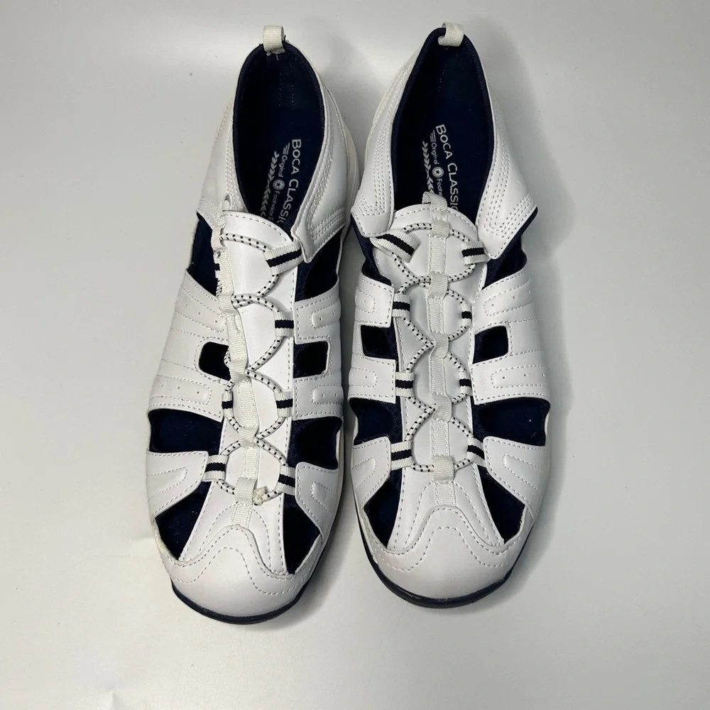 Men’s Boca Classics Typhoon White Sneaker Sandals Size 11